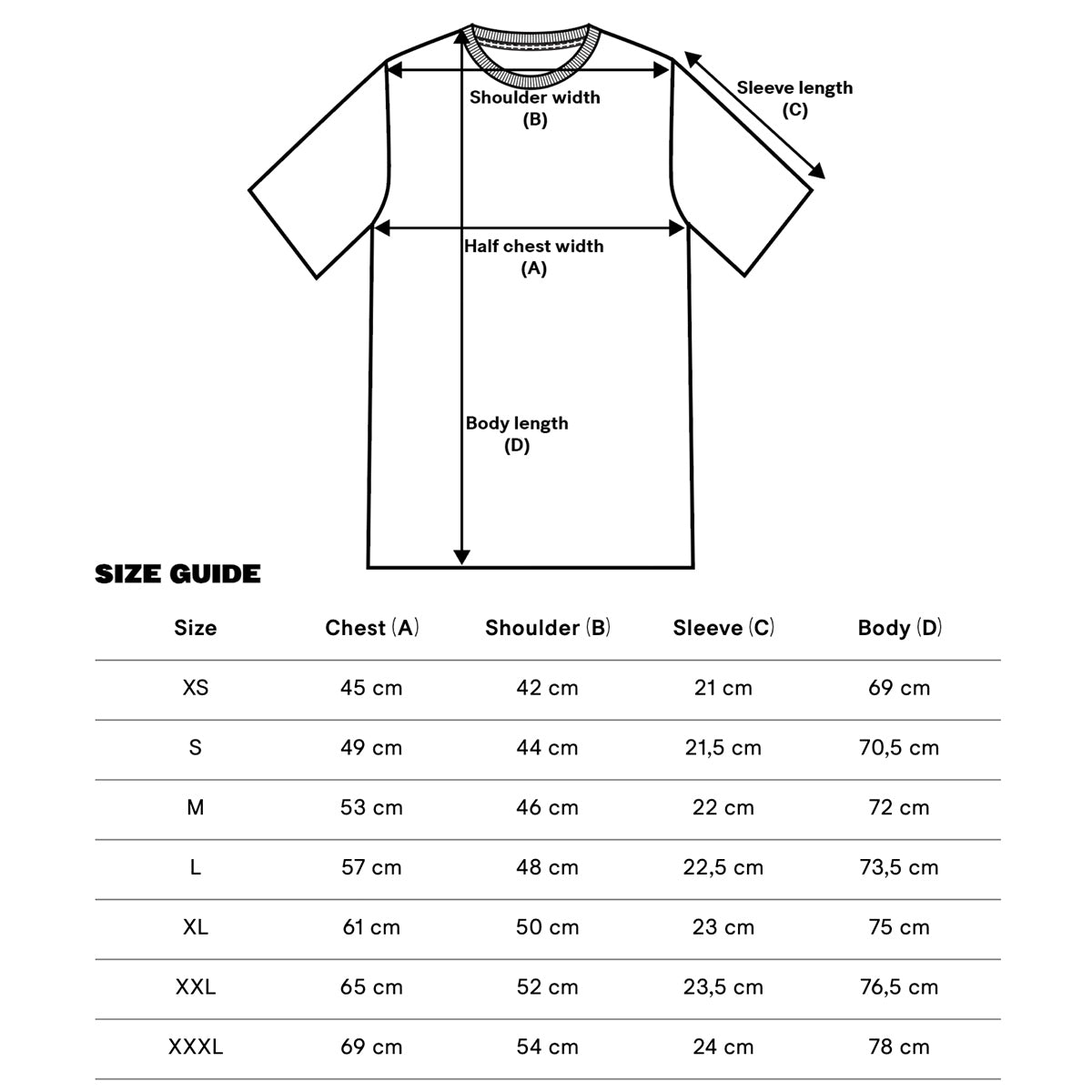 White logo Tee Front&Back - Fall 2025