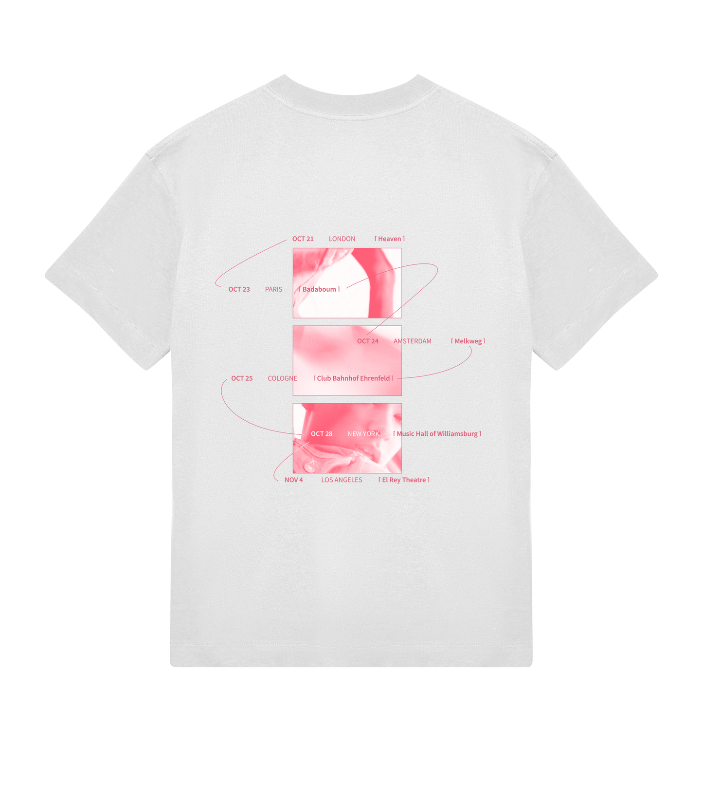 Omar Tour 24 White Boxy T-Shirt