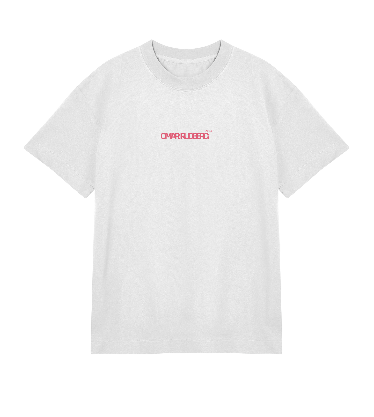 Omar Tour 24 White Boxy T-Shirt